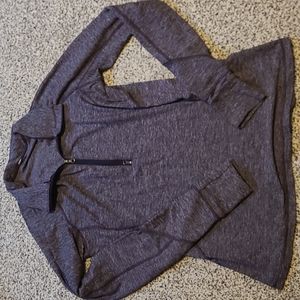 Lululemon 1/4 zip heathered purple size 10